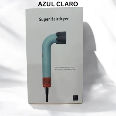Super Sèche-cheveux Professionnel avec 4 Têtes de gros...
