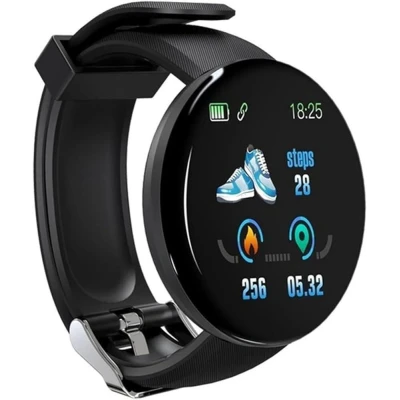 Smartwatch Redondo Negro Monitor Actividad B2B al por mayor