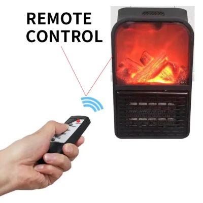 Calefactor Eléctrico Portátil Enchufable 1000W 110-220V con Mando a...