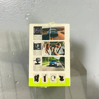 Dash Cam para veículo com 3 câmeras 1080p - Grossista M2TEC