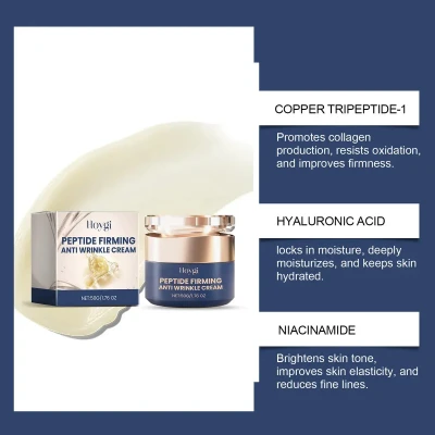 Hoygi Crema Reafirmante Antiarrugas con Péptidos 50g paraPiel & Rostro