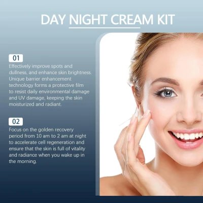 Kit Crema Hidratante de Día y Noche con Extracto de Centella Asiática %category-name%