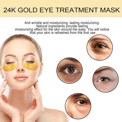 EELHOE Parches de Oro 24K para Ojos 60 Pcs %category-name%