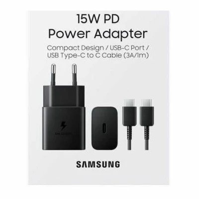 Carregador Samsung, USB-C, 25W, Power Delivery, Cabo USB-C a USB-C p...