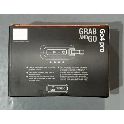 Altavoz Portátil GO4 PRO, Bluetooth 5.3, 2.5W, 5 Hora de uso %category-name%