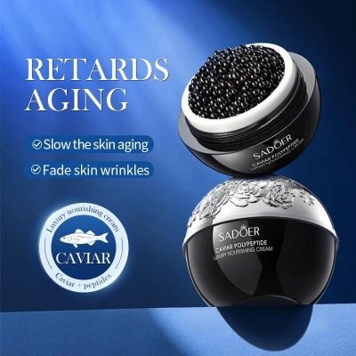 Crema Antiarrugas Reafirmante con Caviar y Polipéptido SADOER  30g...