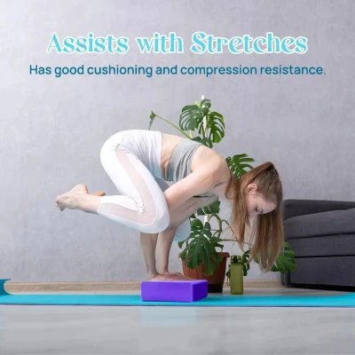 High-Density Anti-Slip Yoga Block - M2TEC