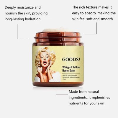 Crema de sebo de res (honey tallow balm) paraPiel & Rostro