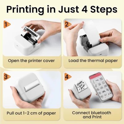 M2 Mini Impresora Térmica Portátil Bluetooth & WiFi %category-name%
