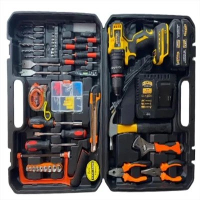 Taladro sem fio 36V com 2 Baterias e Kit Ferramentas