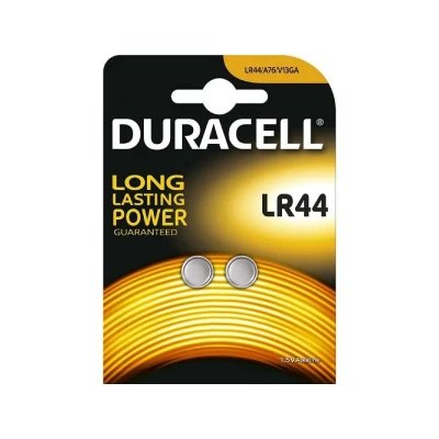 Pila Duracell LR44 Alcalina 1.5V - Pack 2 Unidades