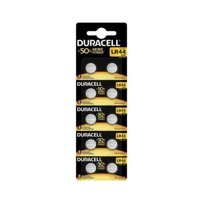Pilas Duracell LR44 A76 Pack 10 Unidades Mayorista