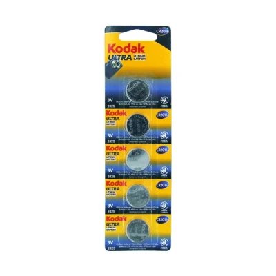 Pila Litio Kodak CR2025 3V - Blíster 5 Unidades