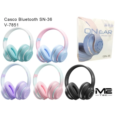 Auriculares Bluetooth SN-36 V-7851 RGB | M2TEC Mayorista