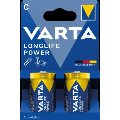 Pilas Alcalinas C Lr14 1.5v Longlife Power 2 Piezas %category-name%