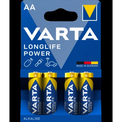 Pilas Alcalinas Varta AA Longlife Power (4 Unidades) %category-name%