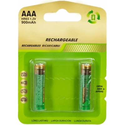 HR6 AA 1600MAH 1.2V Bateria Recarregável (2 unidades)