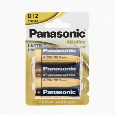 2 Pilas Alcalinas de Panasonic D LR20 paraPilas Estándar