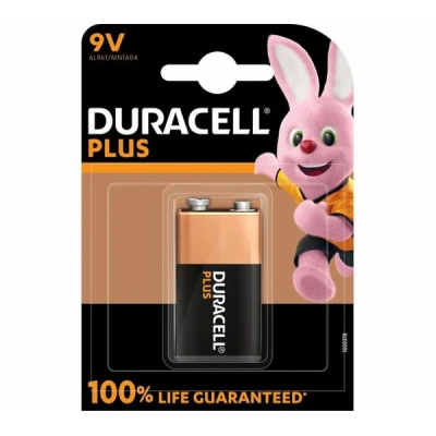 Pila Duracell Plus 9V 6LR61 MN1604 | Mayorista M2TEC