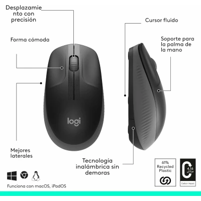 Ratón inalámbrico M190Keyboard & Mouse