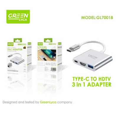 Adaptador 3 en 1 USB-C a HDMI al por mayor | M2TEC Mayorista