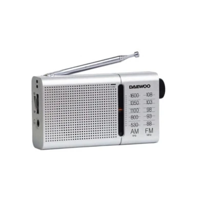 Radio Portátil Daewoo DW1037 AM/FM com Saída fones de ouvido