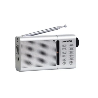 Daewoo DW1037 AM/FM Portable Radio with Headphone Output