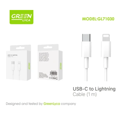 Cable USB-C a Lightning GreenLyca GL71030 - 1M