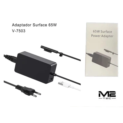 Adaptador Surface 65W V-7503 | Cargador con puerto USB