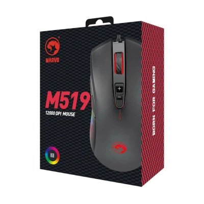 Ratón Gaming Marvo M519 12000 DPI RGB | M2TEC Mayorista