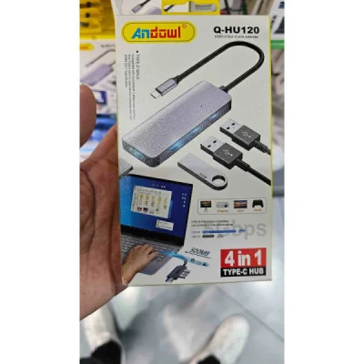 Hub USB-C, 4 puertosAdapters & OTG