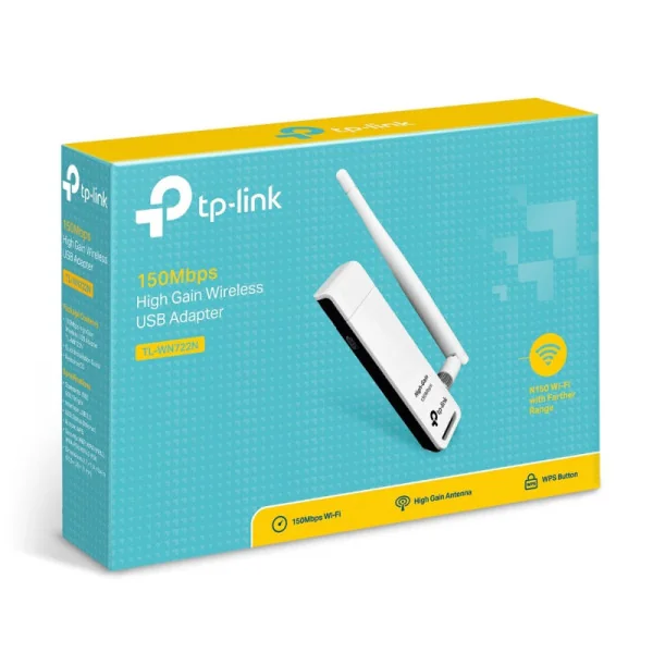 Adaptateur Wi-Fi USB-A TP-Link TL-WN722N