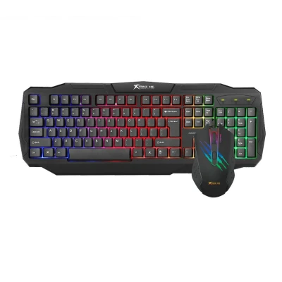 Combo Gaming XTRIKE ME Teclado y Ratón Iluminación RGB