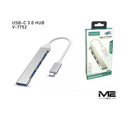 Hub USB-C 3.0 de 4 Puertos V-7752 | M2TEC Mayorista