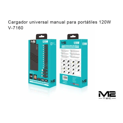 Carregador portátil universal, 120W no atacado | Atacadista M2TEC