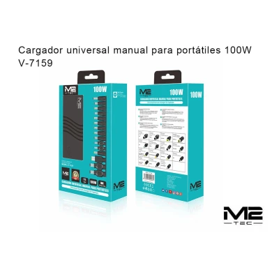 Carregador portátil universal, 100W no atacado | Atacadista M2TEC