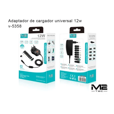 Adaptador Universal 12W Regulable 3-12V V-5358 | M2TEC
