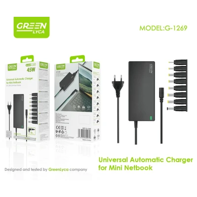 Cargador universal portátil, 45 WUniversal Adapters