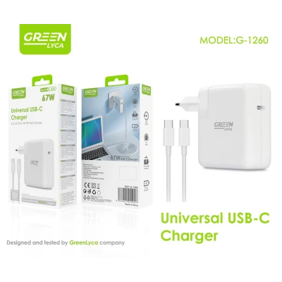 Cargador USB-C, 67 W paraCargadores Tipo-C
