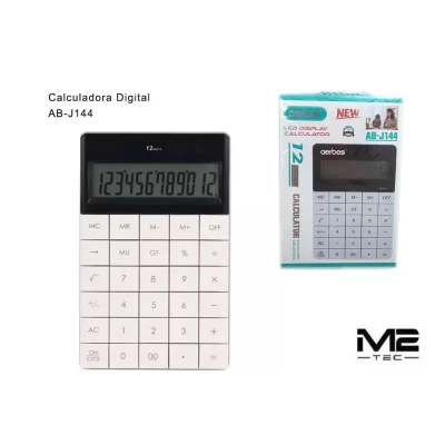 Calculadora Digital AB-J144 12 Dígitos | M2TEC