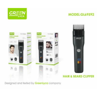 Tondeuse à cheveux et à barbe Green Lyca avec écran, 6300 mAh, GL69592, vente en gros...