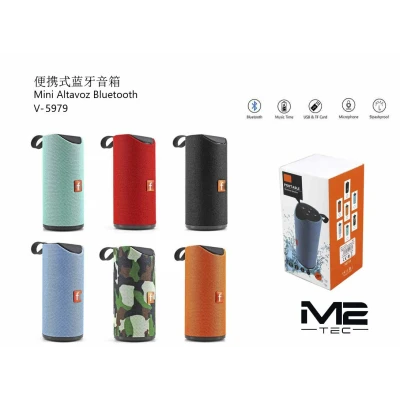 Altavoz portátil wireless, Bluetooth 5.2, portencia 5Wx2, 1200mah, ...