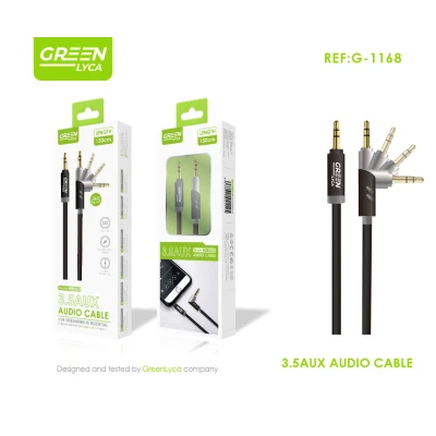 Cable Audio Jack 3.5mm 1.5m Pivotante 360 - Ref G-1168