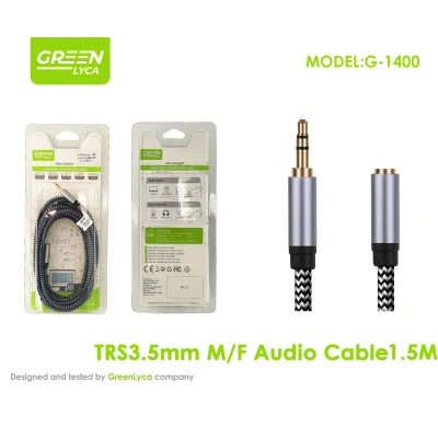 Câble audio jack 3,5 mm en gros, 1,5 m | M2TEC Grossiste