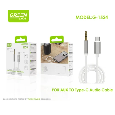 Cable de audio jack 3.5 mm a USB-C al por mayor | M2TEC Mayorista