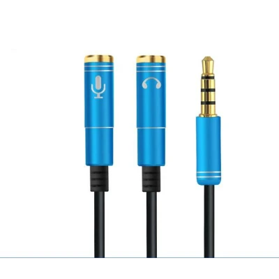Adaptador Jack 3.5mm divisor de microfone V-6035