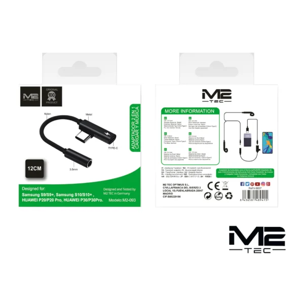 2-in-1 audio adapter