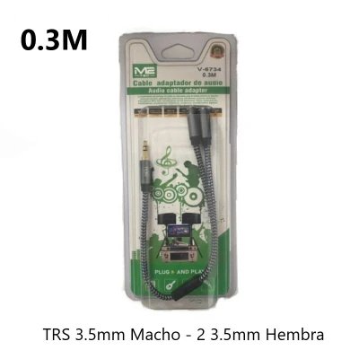 Adaptador de áudio, 0,3 m no atacado | Atacadista M2TEC