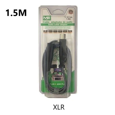 Adaptador Audio XLR a Jack 3.5mm 1.5M M2TEC V-6746