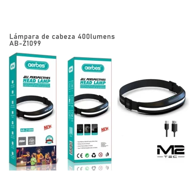 Lampe de poche LED AB-Z1099 400 Lumens USB-C 'M2TEC'